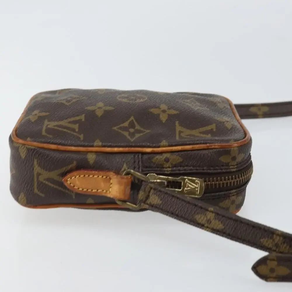 Louis Vuitton Monogram Mini Danube Shoulder Bag Brown